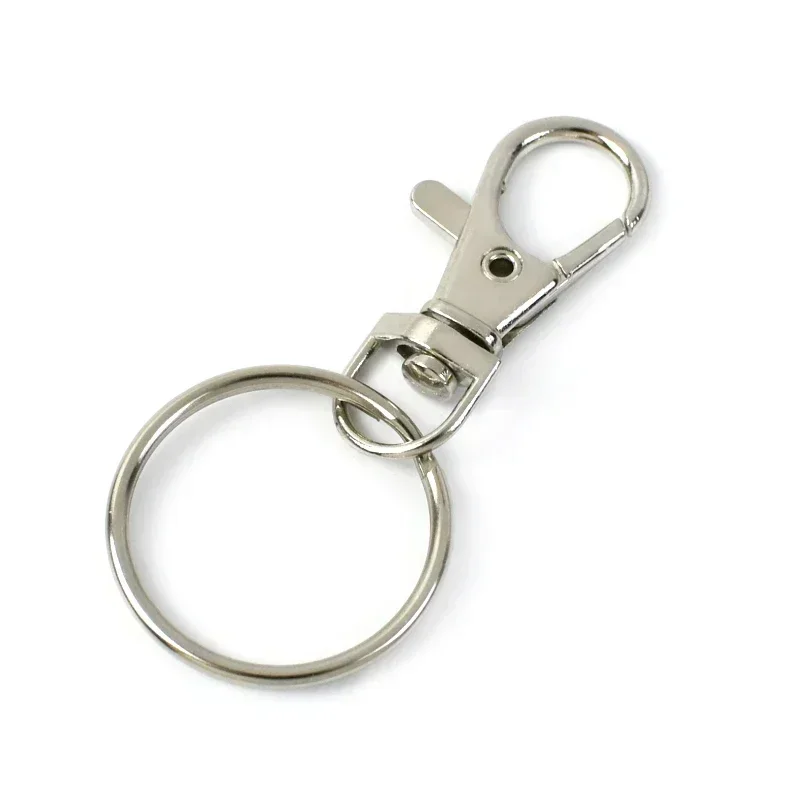Meetee 20/30/40/50Pcs Swivel Loster Verschlüsse 25mm Metall Clip Schnallen Keychain O Ring haken Hund Kragen Tasche DIY Hardware Zubehör