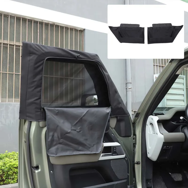 

Car Sun Visor Front Rear Door Window UV Protection Shield Window Sunshade Curtain For Land Rover Defender 110 130 L663 2020-2026