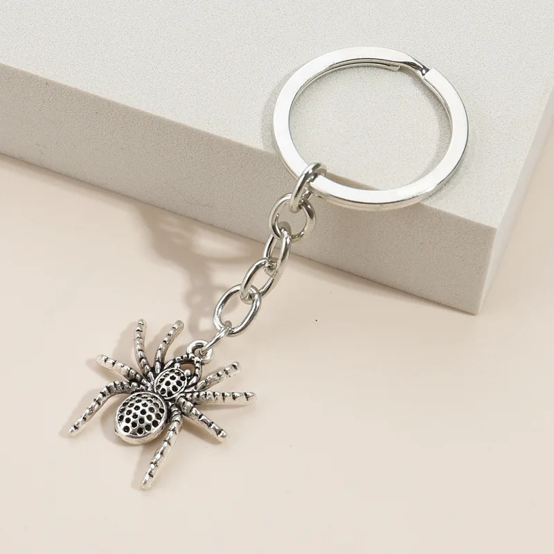 Halloween Series Animal Spider Keychain Pendant Car Key Pendant