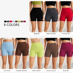 Frauen Fitness Shorts enge Shorts Trainings hose Hosen Fitness studio atmungsaktive schnell trocknende Yoga hosen Shorts