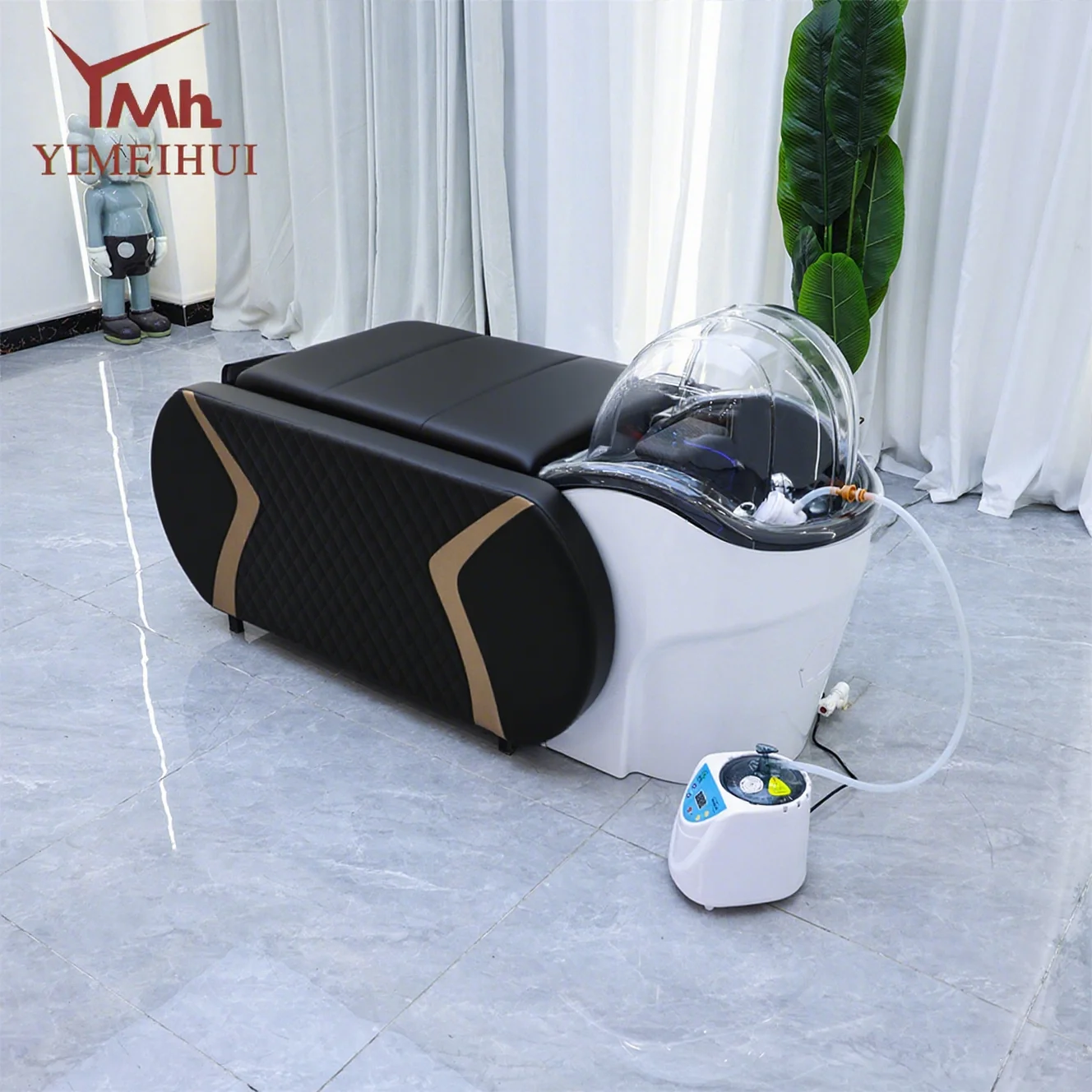 

Electric Massage Shampoo Bed Barber Shop Dedicated Water Cycle Steam ead Treatment Beds