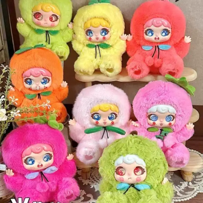 

Midoo Fruit Baby Sitting Posture Series слепая коробка может вращаться глаза кукла орнамент игрушки сумка кулон украшение загадочная коробка подарок-сюрприз