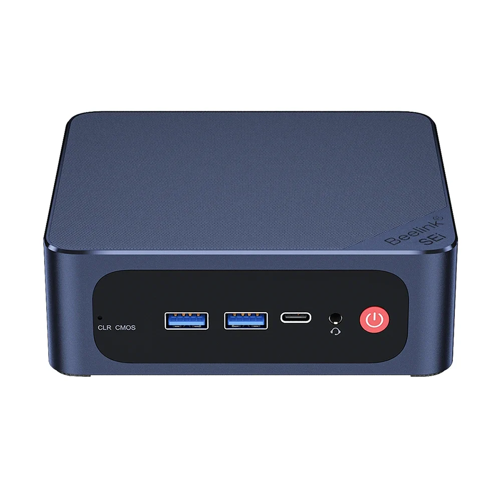 كمبيوتر صغير رسمي Beelink SEi12 Int el 12th Gen i5 12450H RAM 16GB SSD 500GB DDR4 Type C ألعاب كمبيوتر صغير كمبيوتر صغير