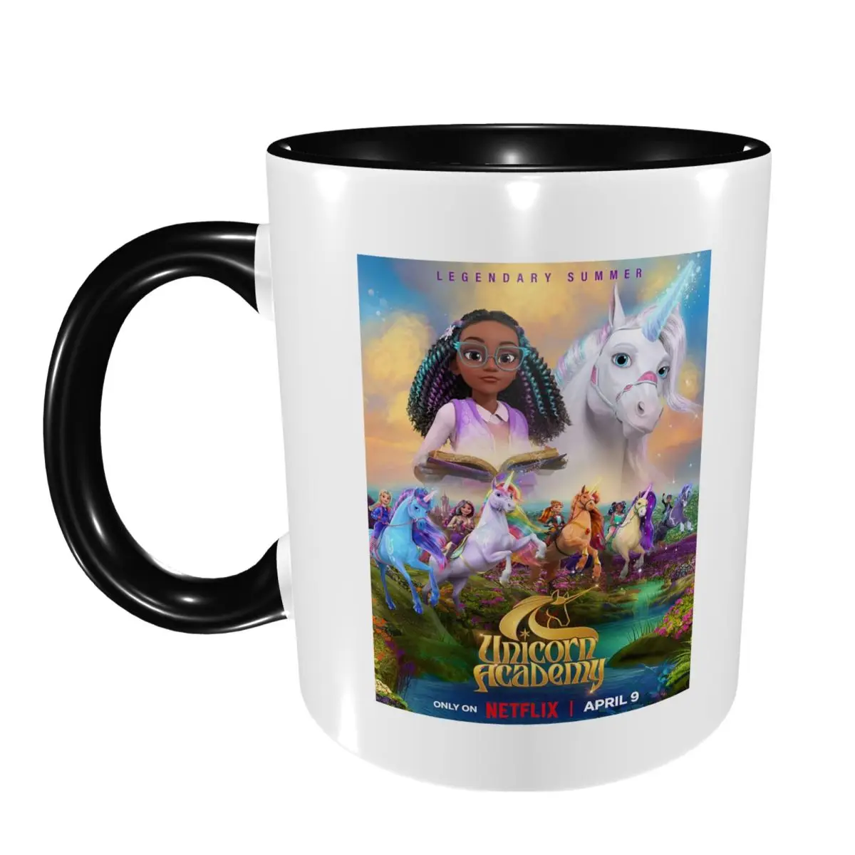Unicorn Academy Mug Funny Ceramic Coffee Cups Tea Mugs Milk Cup Drinkware Gift for Woman Man