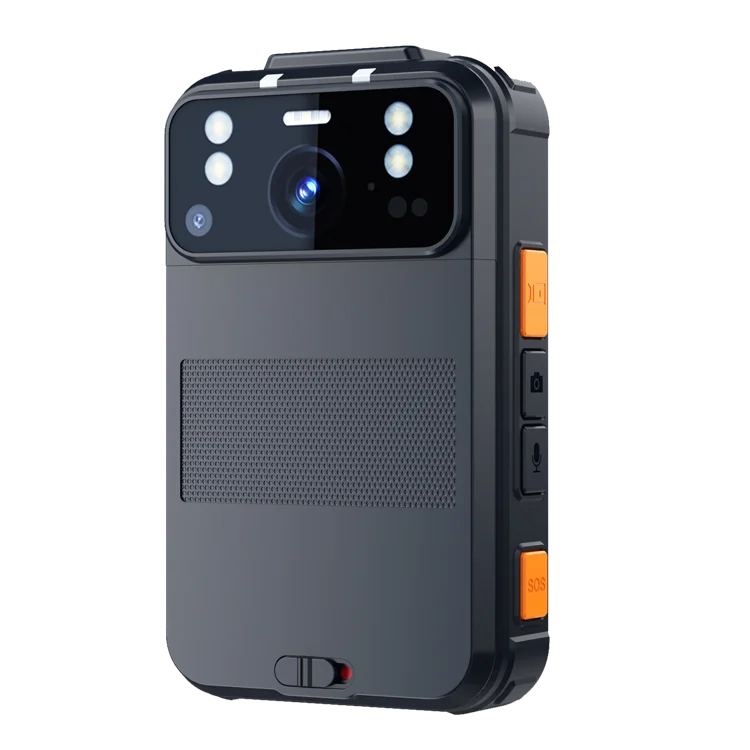 Smart Body Camera 5G with WiFi AI Facial Matching Cloud Backup Dual Mics Noise Reduction Night Vision CMOS Sensor for Security