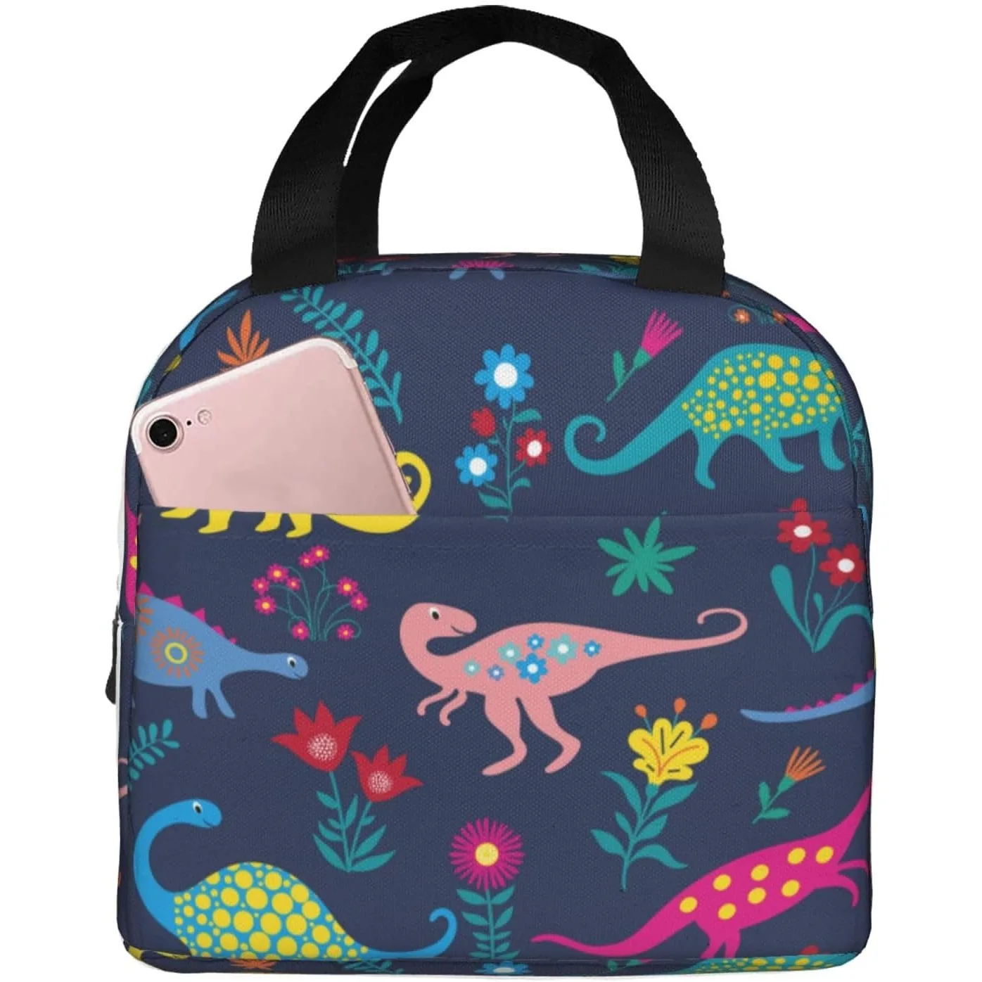 

Сумка для обеда для женщин и мужчин. Изолированный ланч-бокс для взрослых — прочная многоразовая сумка для обеда. Герметичный ланч-бокс. Маленький и портативный.