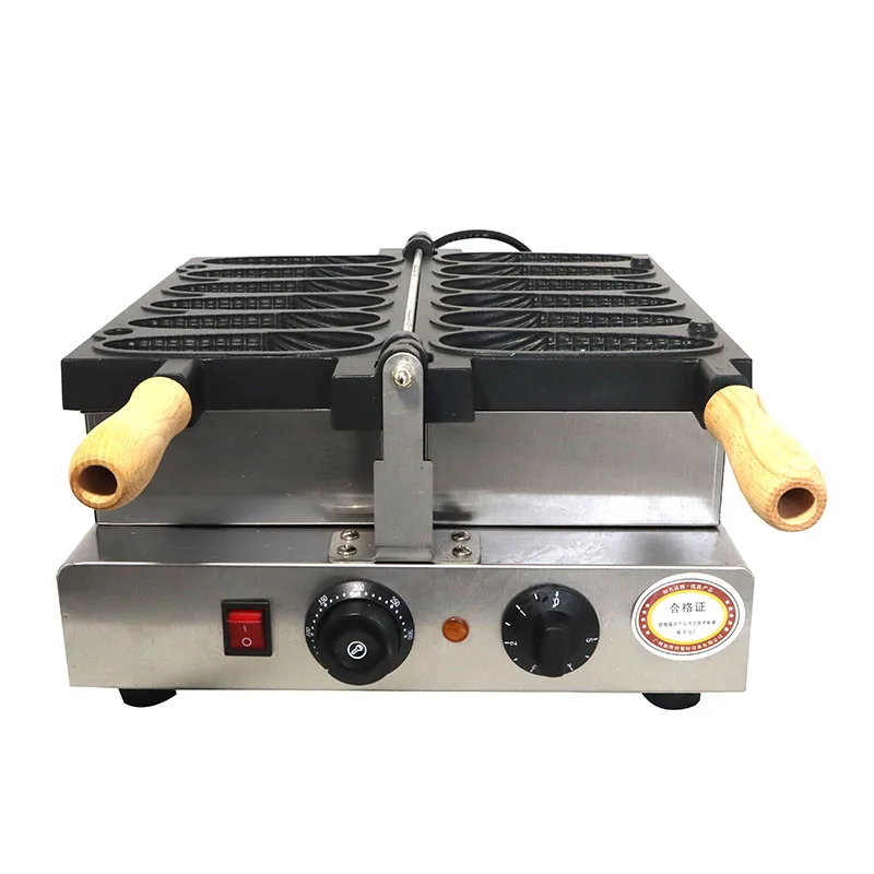 Corn shaped waffle waffle furnace rotary waffle machine large grid pancake machine electric flipping pancake machine commercial