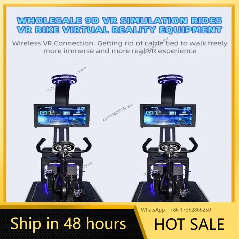 Motion Platform Computer System VR Ride Cycle Game Electric Racing Car VR Bicycle