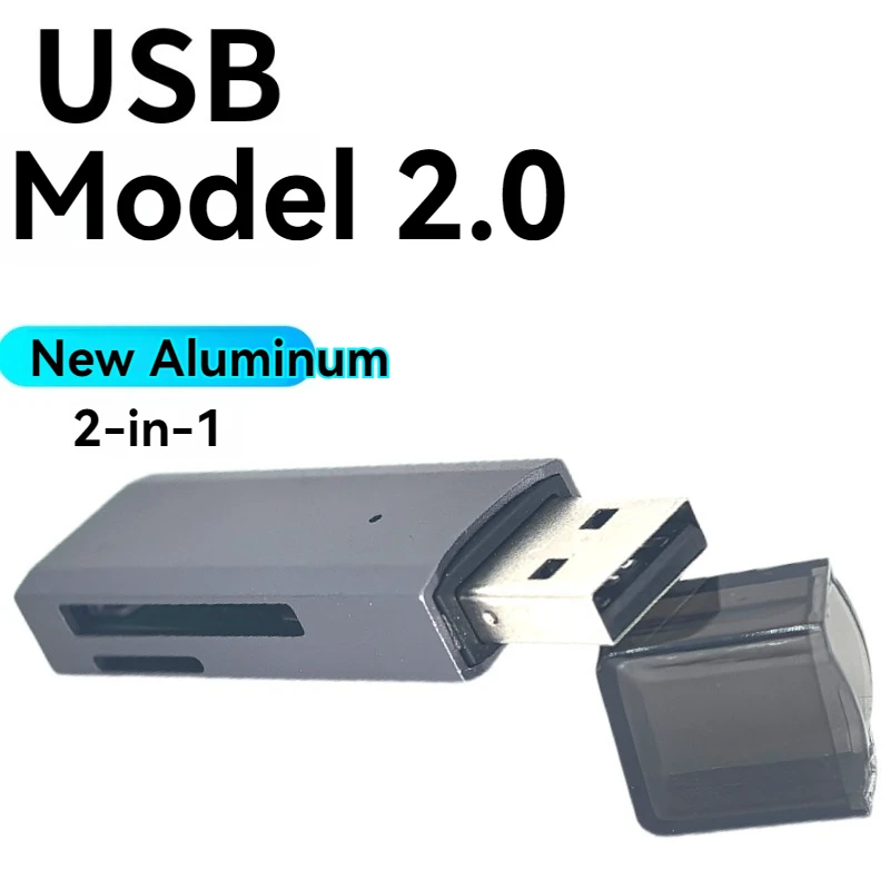 2-in-1 multifunctionele USB 3.0-kaartlezerMicro SD TFMemoryCardReaderUSBFlashDrive-kaartlezerAdapter voor pc-laptops Accessoires