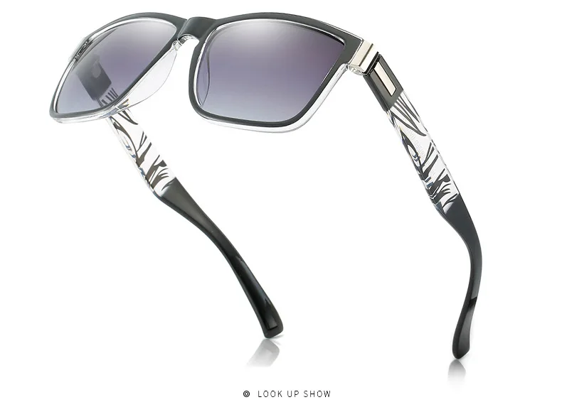 Hot selling：2025 Classic Matte Black Frame Logo UV400 Protection Sunglasses Men Polarized Sun Glasses for Mens Womens
