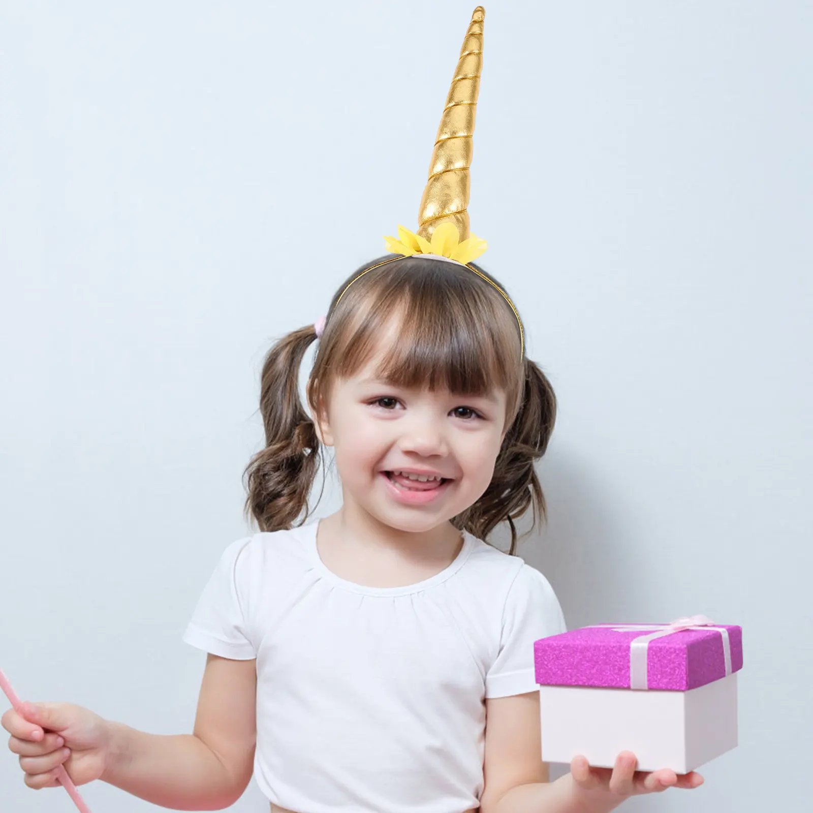 Hair Band Women Headbands Funny Halloween Cosplay Accessory Chic Unicorn Costume Adorable Hairband view 2