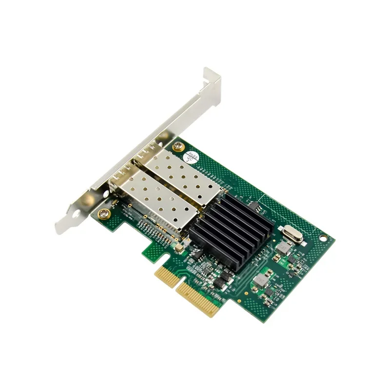 2 Port SFP Dual Port 1G  Ethernet PCIe x4 Gigabit Lan Network  Adapter Card Chip Intel JL82576EB Chipset Server PCI-EXPRESS 4X