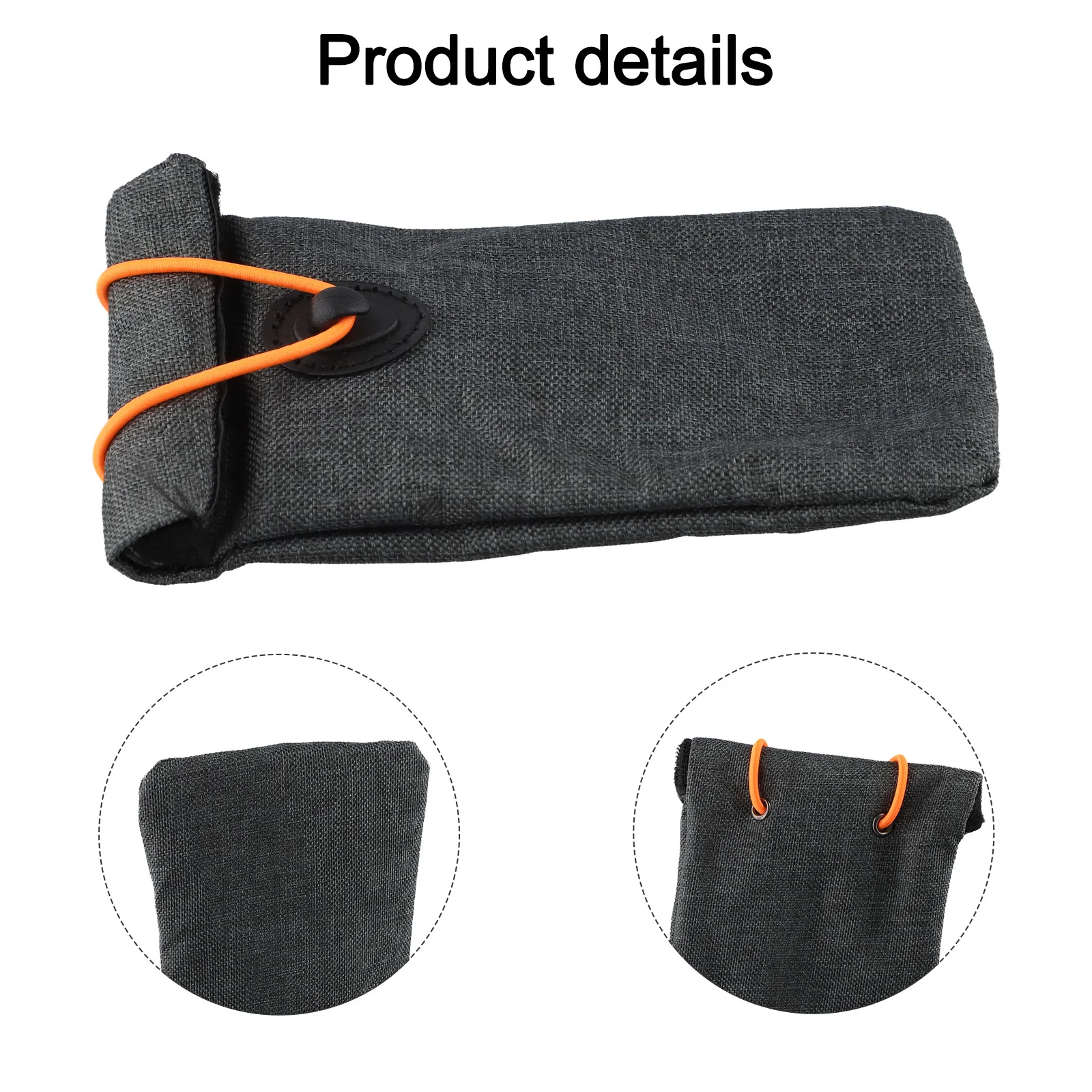 1pc Canvas Faraday Bag For RFID Mobile Phone Signal Shielding Bag/Car Key Shielding Cover/RF Information Leakage Prevention Bag