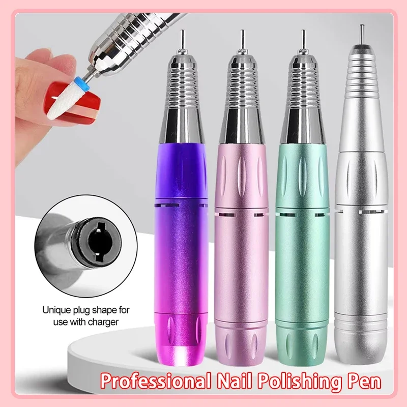 

Electric DC Nail Drill Pen Handle File Polish Grind Machine Handpiece Manicure Pedicure Tool for Nails Drill Machine Accessories