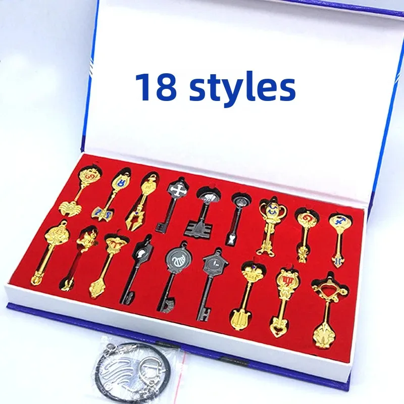 لوسي ستار تسجيل المفاتيح مجموعة تصاميم متعددة الجنية الذيل حلقات المفاتيح جمع رمادي هابو لوسي المخلوقات الأسطورية مجوهرات Accessori #4