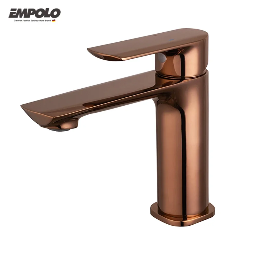 

Taps Manufacturer Rose Gold Mixer Tap Bathroom Faucet Tap Basin Faucet Brass