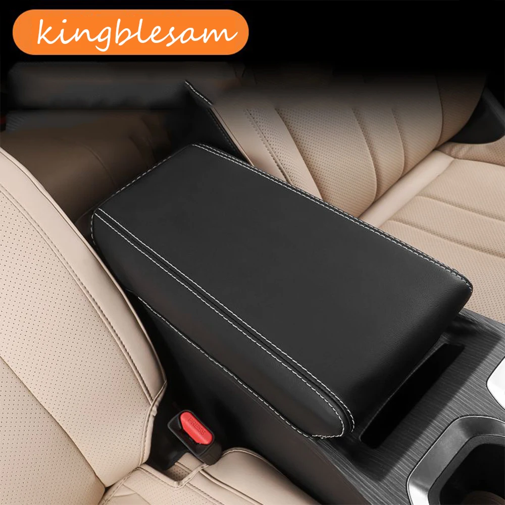 

For Chery JAECOO J7 2023-2024 Leather Storage Trim interior Car Central Control Armrest box cover trim protective Frame