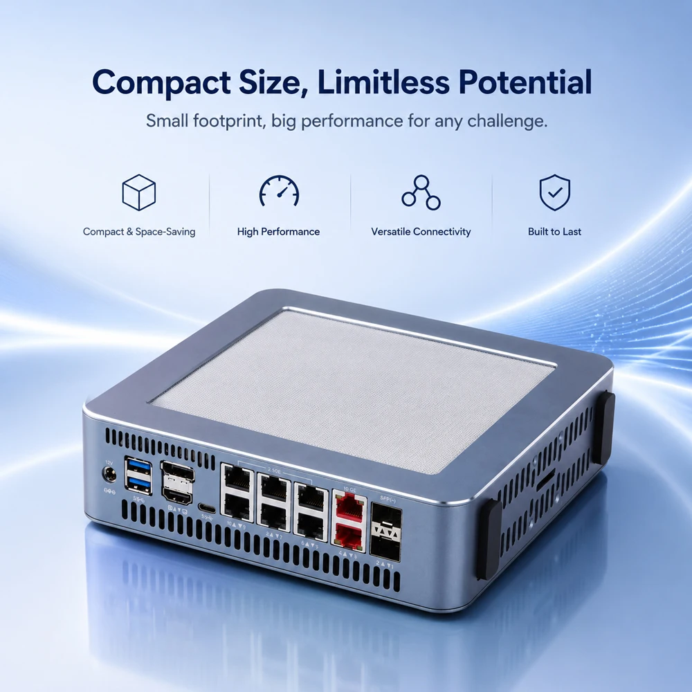 Qotom Q51551ST Mini PC Intel C – Dual Lan 10G Sfp+ Mini Pc recenzja i cena