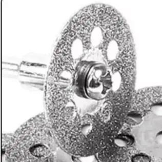10Pcs 22mm Diamond Cutting Wheel With 3mm Mandrel Circular Saw Blade Cutting Disc Abrasive Grinding Wheels