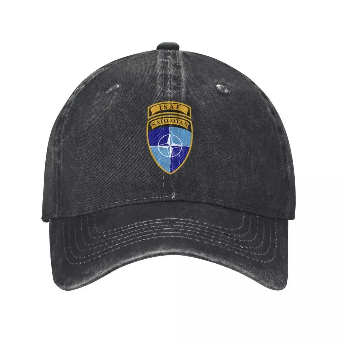 International Security Assistance Force ISAF NATO-OTAN Baseball Cap Cotton Hats Cowboy Caps Unisex