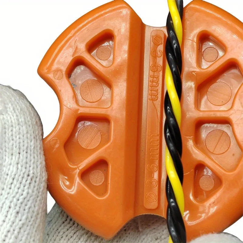 2 قطعة القابض ، واقي اليد المضاد للانزلاق ، أداة الخيوط ، أداة مساعدة لولبة كهربائي مناسبة لسمك السلك 3-6 مللي متر