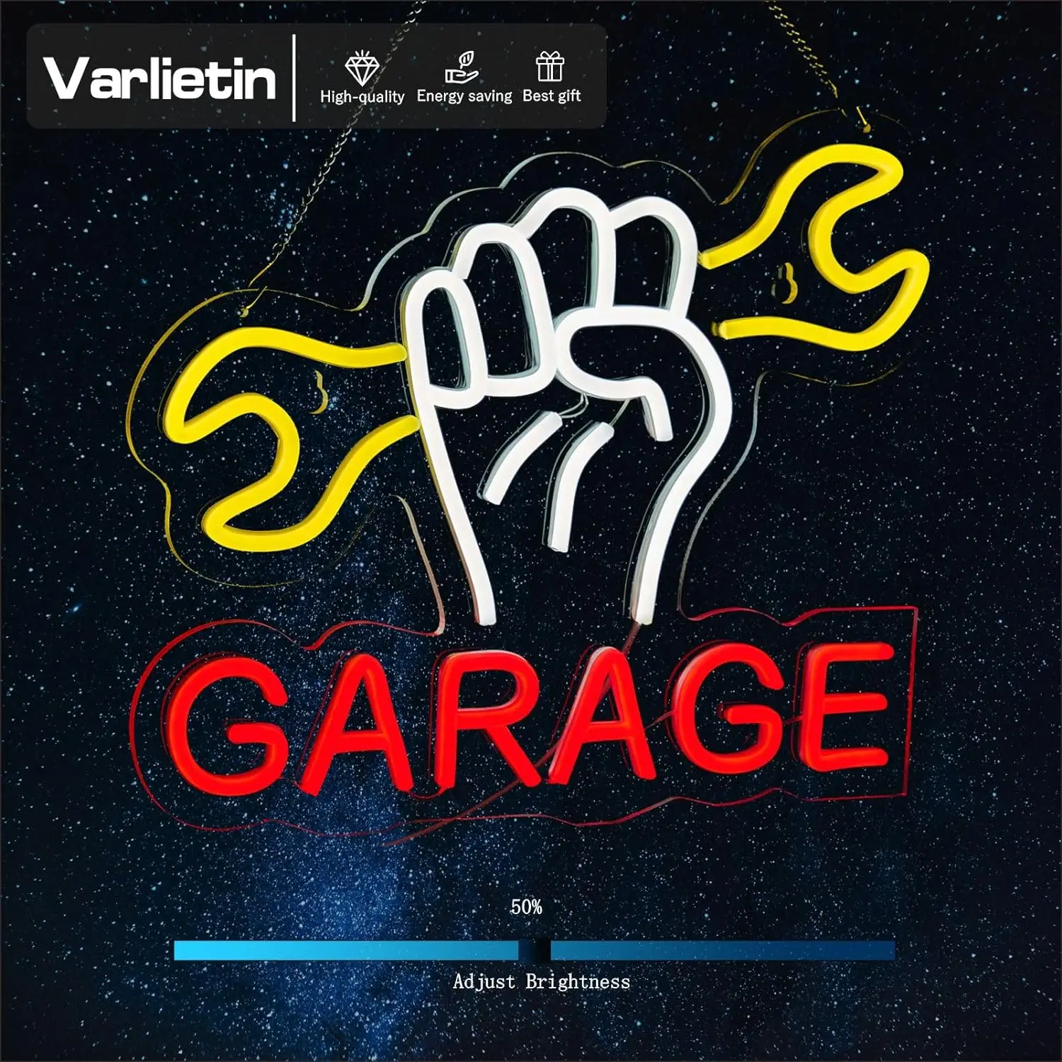 Garage Neon Signs LED Neon Light Sign Light Up Neon Signs Wall Decor Garage Door Auto Repair Shop Man Cave and Shop Decoration ﻿