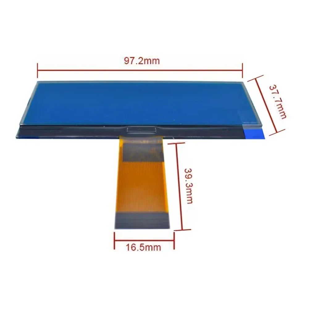 Car Radio LCD Display For Replacement Spare Parts Stereo Symbol 3rd-gen 97.5x38mm Radio Accessories Replacement Screen