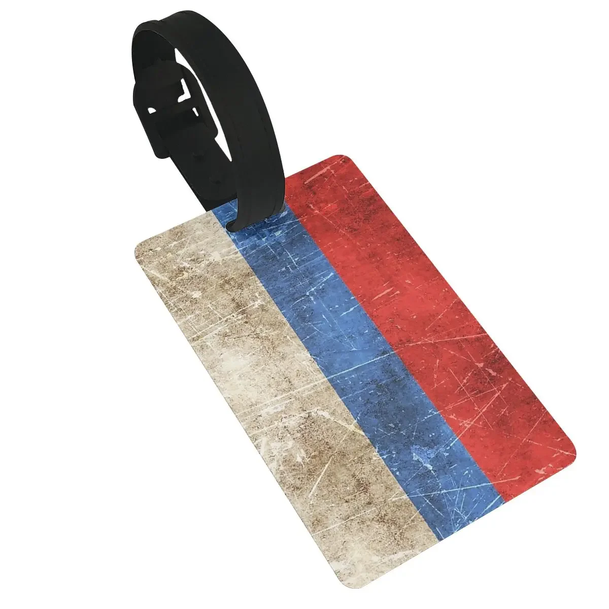 Russian Flag Luggage Tags Suitcase Accessories Travel PVC Fashion Baggage Boarding Tag Portable Label Holder ID Name Address