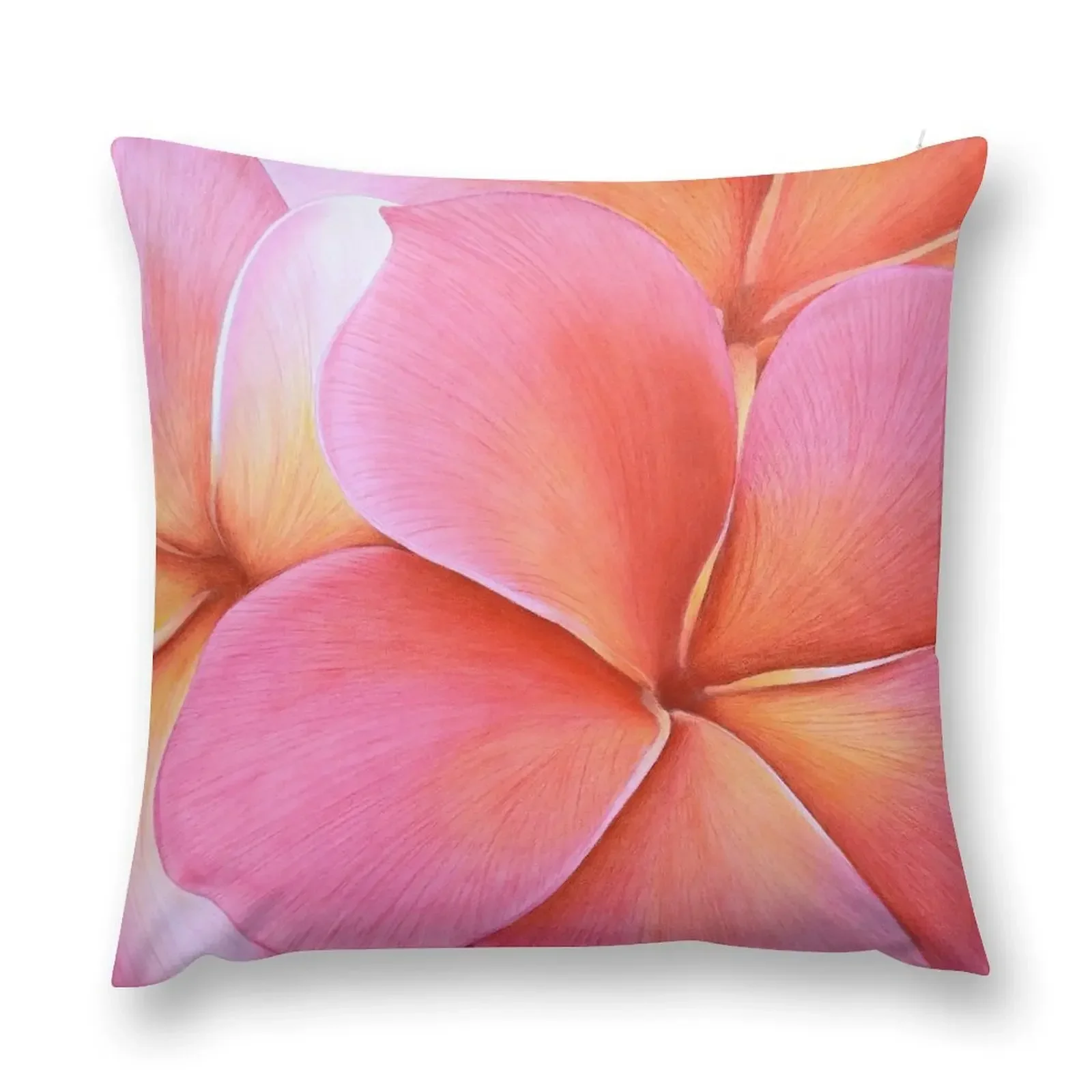 

Frangipani flowers, plumeria - Exotic fragrance Throw Pillow Pillow Cases Decorative christmas supplies Sofa Pillow Cover