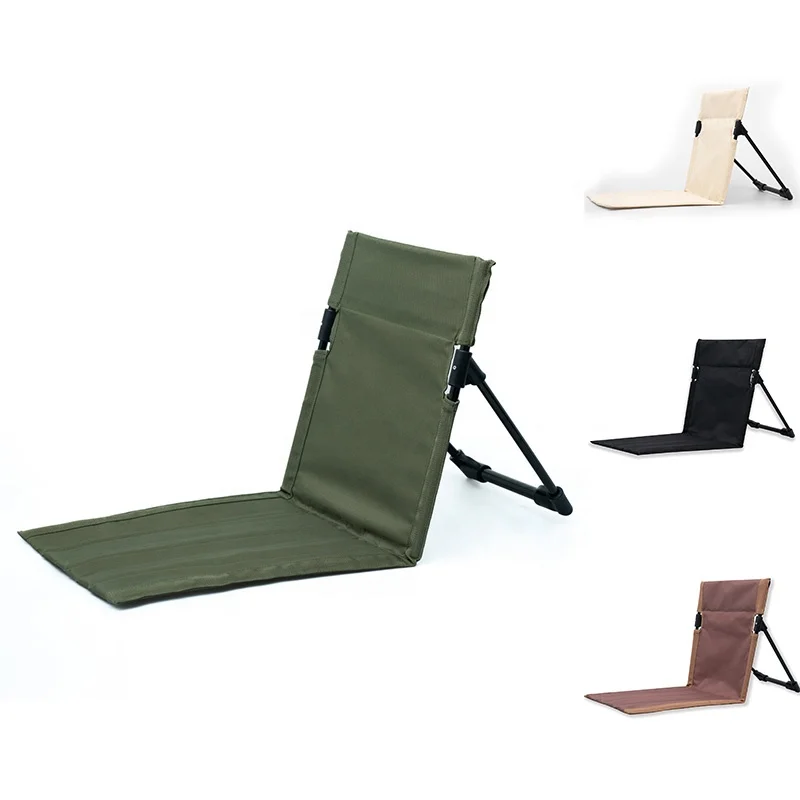 

Lightweight Compact Outdoor Picnic Camping Chair Back Rest Foldable Beach Chair Reclining Sun Beach Lounge Chair