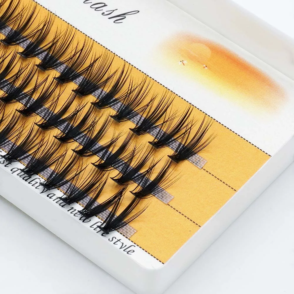 20D/30D Mink Eyelashes 60 Bundles/1 Box Natural Eyelash extension 3D Russia Individual Eyelash Cluster Makeup Tools Lashes Cilia