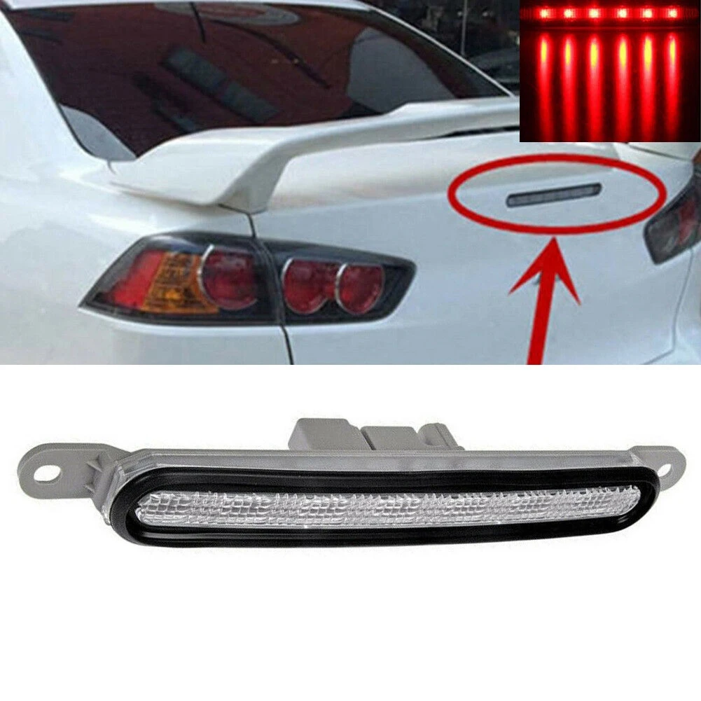 A13F-Car Rear Tail Light Third Center Lamp LED High Mount Brake Light 8334A065 For Lancer Evolution EX 2008-2016