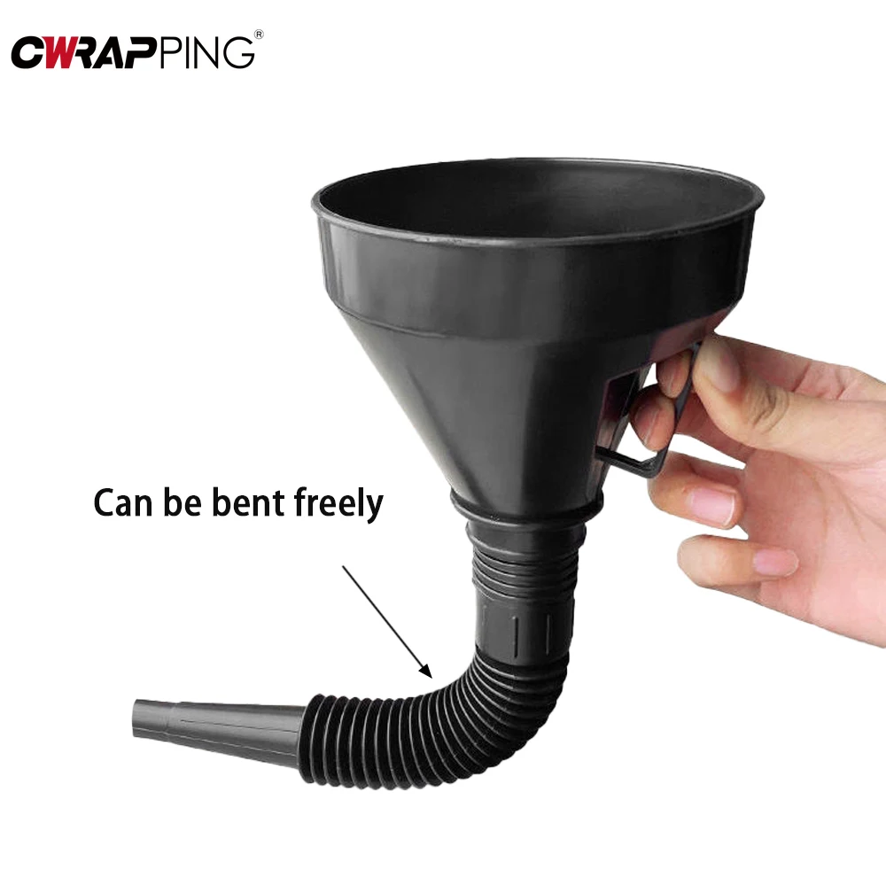 1PC Auto Funnel Car Motorcycle Refueling Funnel Multi Functional Flexible Oil Changing Tool with Wide Mouth Motorcycle Tank Bag image 4