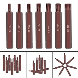 Torx electric screwdriver bits T20-T25 hexagonal handle bits high torque electric wrench metal socket drill bits tool accessorie