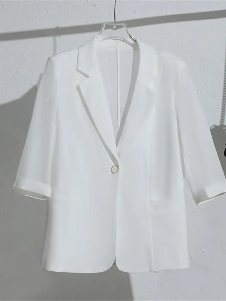 

ort Tailored Women's Jaet Casual Slim Fit Lightweight Summer Top Korean Sle Seven Sve Cleanfit Workwear