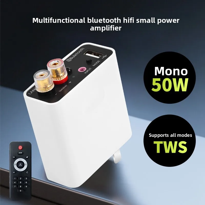 TWS Bluetooth power amplifier integrated HiFi amplifier imported TPA3118 small mini machine connected passive speaker