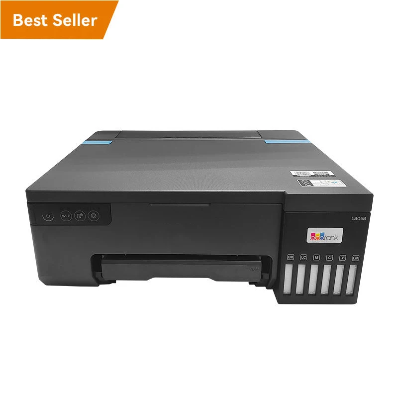 New 6 Color A4 L8050 ecotank photo printer sublimation printer for epson l8058 imprimante inkjet printer