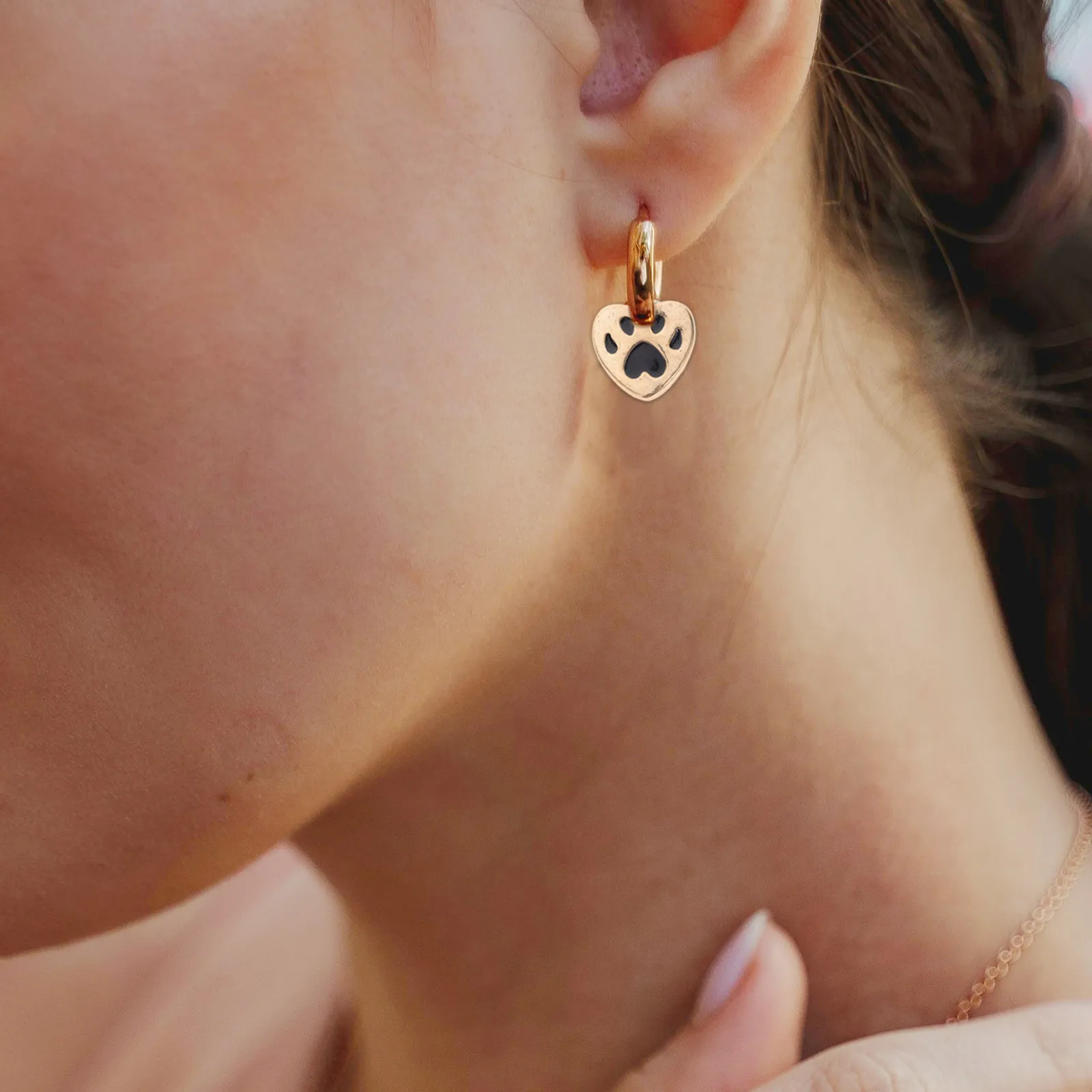 

20 шт. бусин-шармов из сплава с узором в виде собачьей лапы и сердца, с маленьким отверстием, для изготовления браслетов, ожерелий, украшений своими руками, аксессуары в виде лапок питомцев