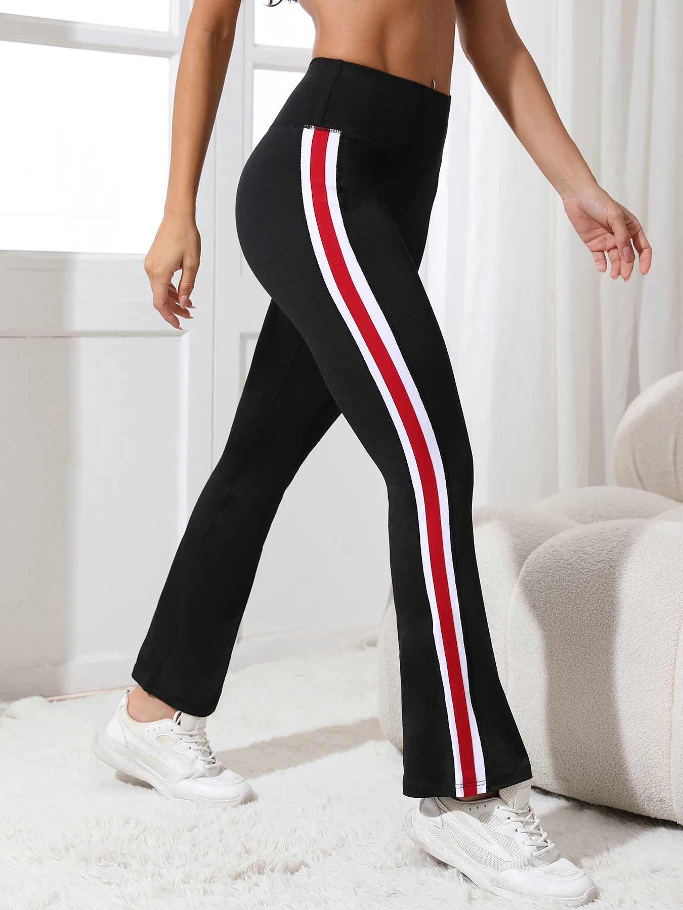 Women's Yoga Set Aria Contrast — High Waist