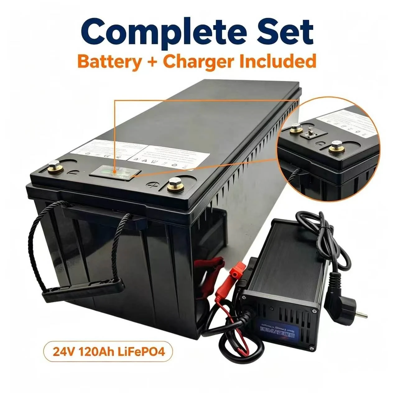 24V 120AH lifepo4 lithium Battery BMS 8S 25.6V for motorhomes Solar EV AGV inverter Boat,golf cart,small two-wheeled vehicle