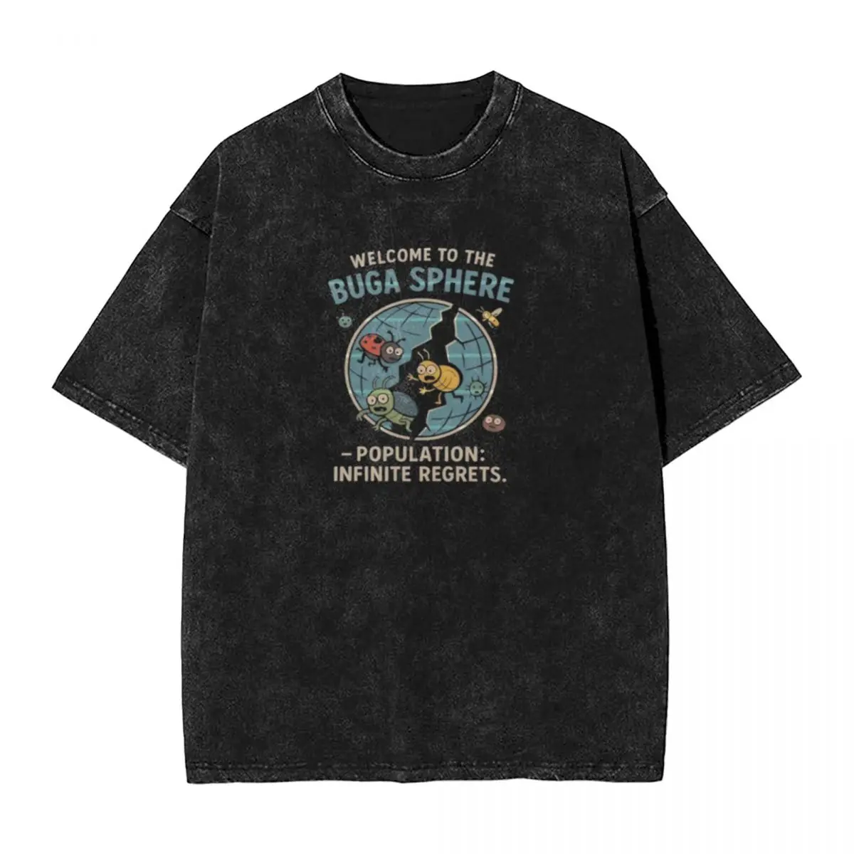 Buga Sphere Unique Chic A Vintage Camisetas extragrandes