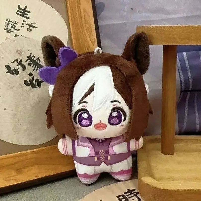 

Аниме Umamusume: Pretty Derby Special Week 10 см, плюшевый рюкзак для косплея, украшение, милый плюшевый кулон, брелок, рождественские подарки