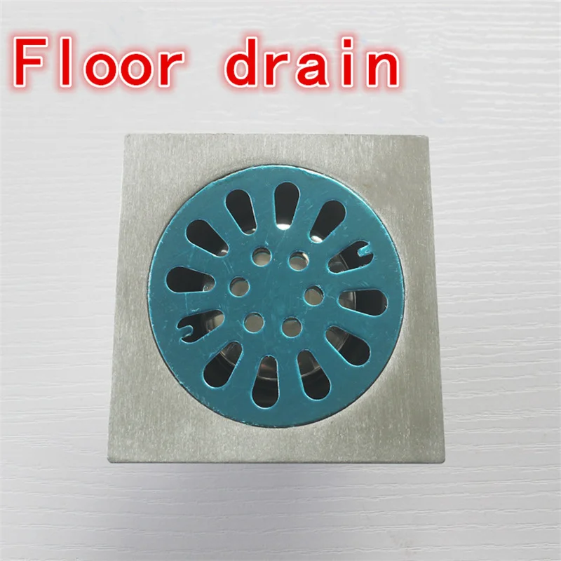 Bathroom hair blocking net bathroom sewer insect floor drain sticker deodorant square anti-hair filter drain outlet