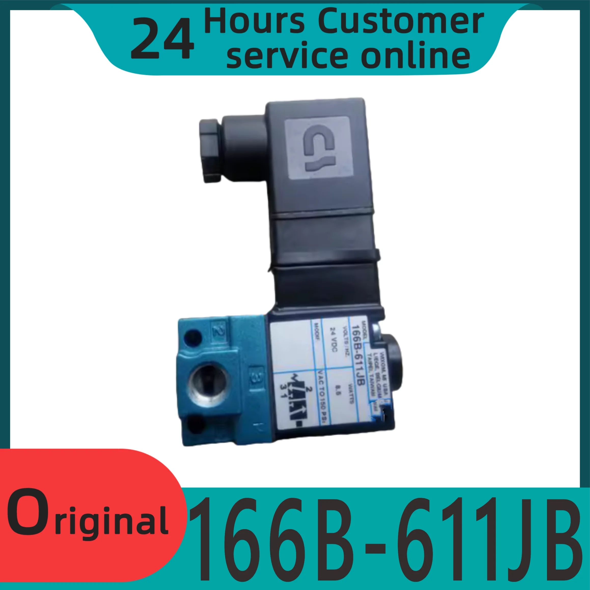 

Совершенно новый оригинальный электромагнитный клапан 166B-611JB.