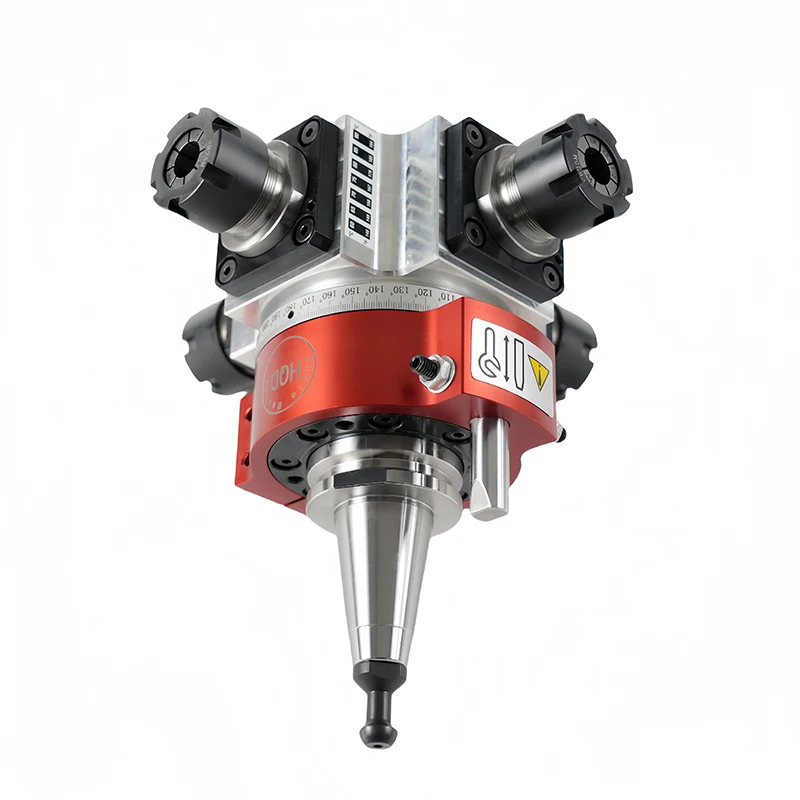 

HQD Motor Manufacturer ATC Spindle ISO30 ER25 Four Sides Angle Heads CNC ATC Spindle Aggregates Automatic Tool Changer