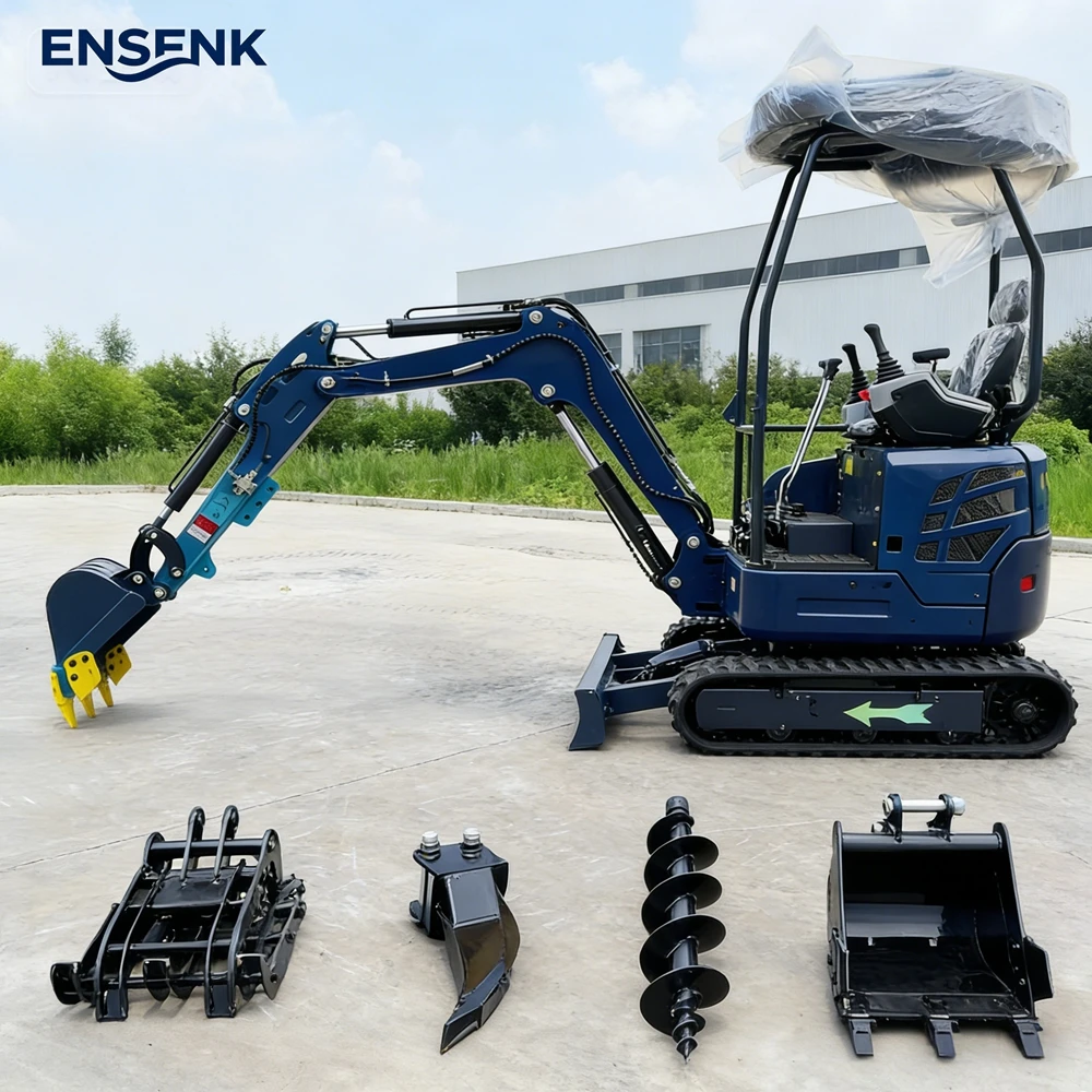 

Мини-экскаватор 1.0 т, 1.5 т, 2.0 т, 1.7 т для строительных работ, многофункциональный, с двигателем Yanmar, сертификаты CE, EPA, быстрая доставка