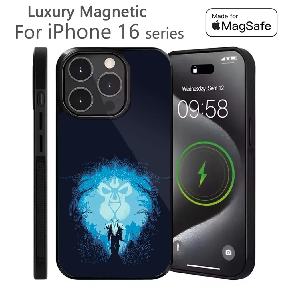 

Game W-World Of W-Warcraft Phone Case For iPhone 16,15,14,13,12,11,Plus,Pro,Max Mini Magsafe Magnetic Wireless Charging
