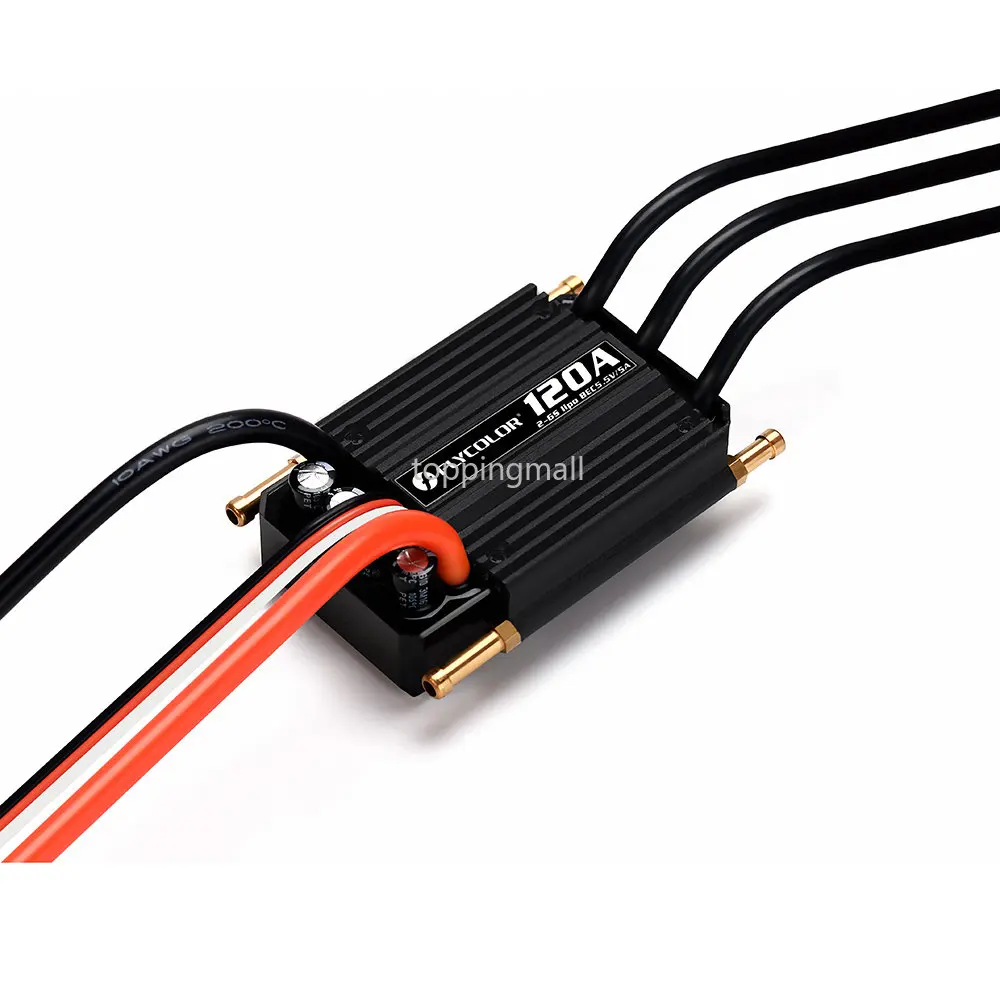 FlyColor FlyMonster 50A 70A 90A 120A 150A Dual-ways Watercooling Brushless Electronic Speed Controller ESC per RC Boat Model DIY