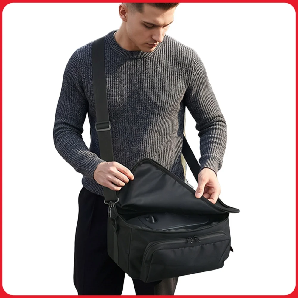 Nylon Portable Hard Case for Xtreme 5 Speaker Use Anti Scratch Travel Bag with Adjustable Strap and Dual Zipper