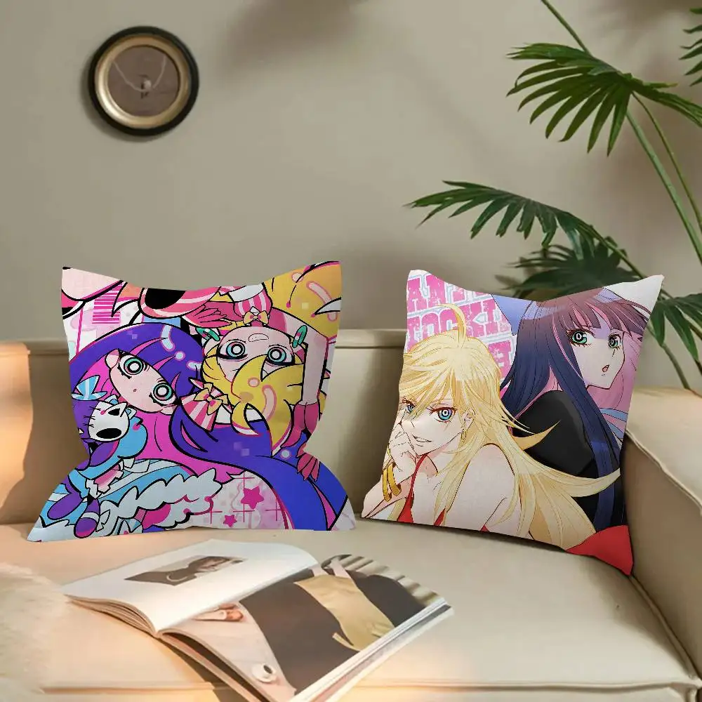 Anime Girl Panty Stocking with Garterbelt Stocking Panty pillow cover sofa cushion cover home room decoration children gift